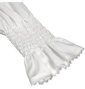 White Chiffon 'Edgar' Victorian Shirt