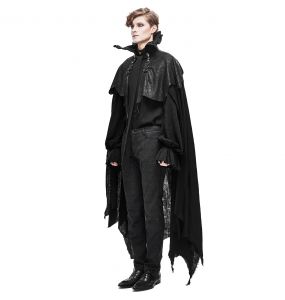 Cape Gothique 'Vlad' Noire