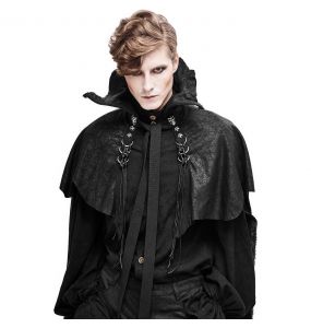 Black 'Vlad' Gothic Cape