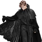 Black 'Vlad' Gothic Cape
