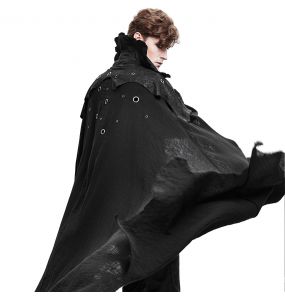 Black 'Vlad' Gothic Cape