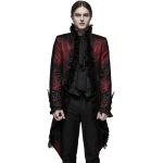 Veste Queue de Pie 'Edward' Rouge et Noire