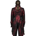 Veste Queue de Pie 'Edward' Rouge et Noire