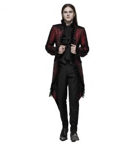 Red and Black 'Edward' Tailcoat