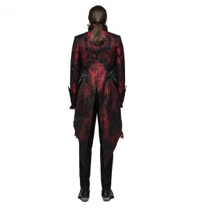 Red and Black 'Edward' Tailcoat