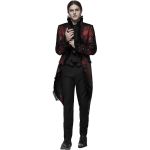 Veste Queue de Pie 'Edward' Rouge et Noire
