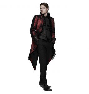 Red and Black 'Edward' Tailcoat