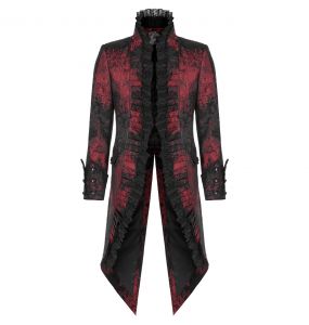 Red and Black 'Edward' Tailcoat