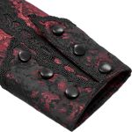 Veste Queue de Pie 'Edward' Rouge et Noire