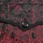 Veste Queue de Pie 'Edward' Rouge et Noire