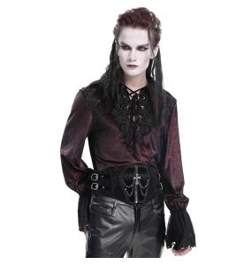 Males Black 'Elianor' Gothic Corset Belt