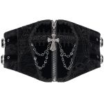 Males Black 'Elianor' Gothic Corset Belt