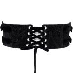 Ceinture Corset Gothique 'Elianor' Noire pour Hommes