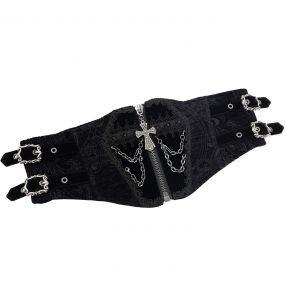 Males Black 'Elianor' Gothic Corset Belt