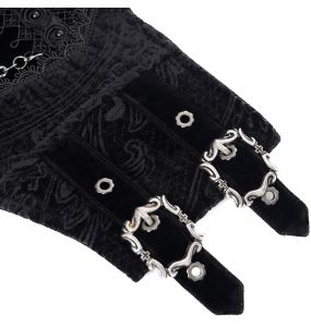Males Black 'Elianor' Gothic Corset Belt