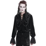 Black Velvet 'Dorian' Victorian Shirt