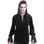 Black Velvet 'Dorian' Victorian Shirt