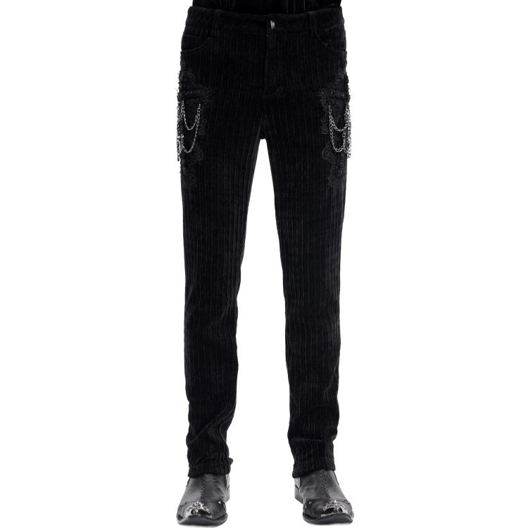 Black Velvet 'Dorian' Pants