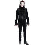 Black Velvet 'Dorian' Victorian Gothic Waistcoat