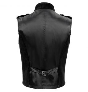 Black Velvet 'Dorian' Victorian Gothic Waistcoat