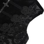 Black Velvet 'Dorian' Victorian Gothic Waistcoat