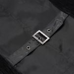 Gilet Gothique Victorien 'Dorian' en Velours Noir