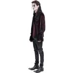 Dark Red Velvet 'Dorian' Victorian Shirt