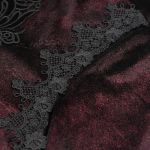 Dark Red Velvet 'Dorian' Victorian Shirt