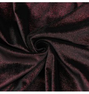 Chemise Victorienne 'Dorian' en Velours Bordeaux