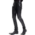 Black Faux Leather 'Fabian' Pants