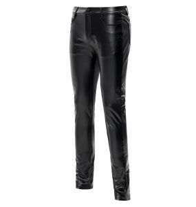 Pantalon 'Fabian' en Simili Cuir Noir
