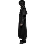 Black 'Jael' Long Cloak Coat