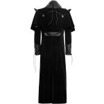 Black 'Jael' Long Cloak Coat