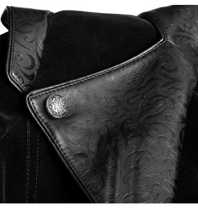 Black 'Jael' Long Cloak Coat