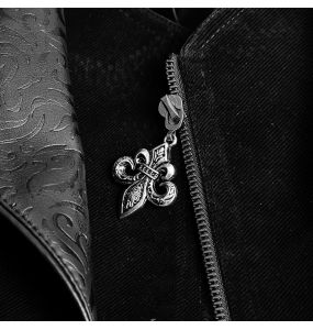 Long Manteau 'Jael' Noir