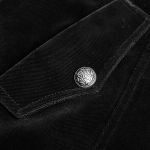 Long Manteau 'Jael' Noir