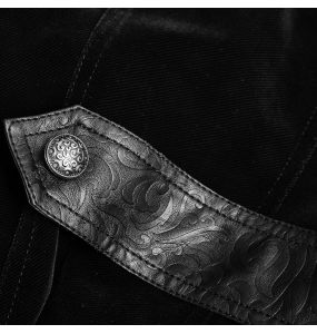 Black 'Jael' Long Cloak Coat