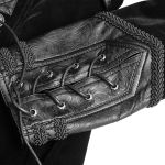 Black 'Jael' Long Cloak Coat