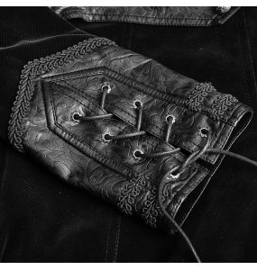 Long Manteau 'Jael' Noir