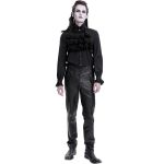 Black Faux Leather 'The Impaler' Pants