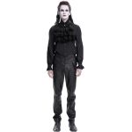 Black Faux Leather 'The Impaler' Pants
