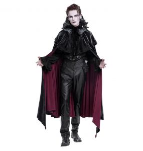 Pantalon 'The Impaler' en Simili Cuir Noir