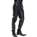 Pantalon 'The Impaler' en Simili Cuir Noir
