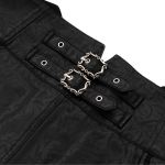 Black Faux Leather 'The Impaler' Pants