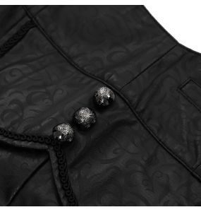 Black Faux Leather 'The Impaler' Pants