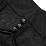 Pantalon 'The Impaler' en Simili Cuir Noir