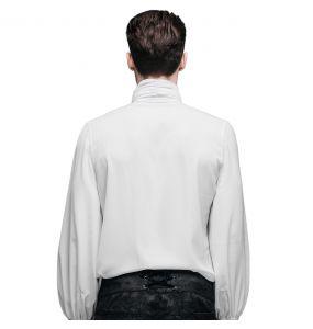 Chemise 'The Impaler' en Mousseline Blanche