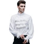 Chemise 'The Impaler' en Mousseline Blanche