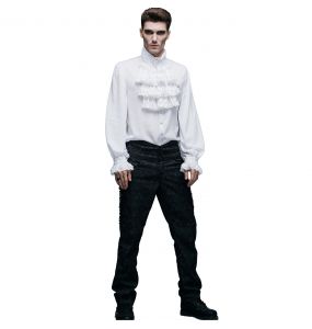 White Chiffon 'The Impaler' Shirt