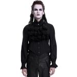 Black Chiffon 'The Impaler' Shirt